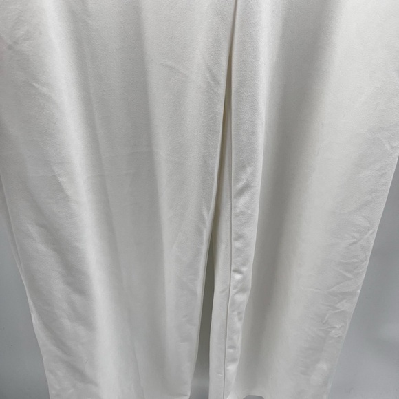 LULUS Jumpsuit Womens XL White Square Neck Lined Stretch Wide Leg - Picture 5 of 12